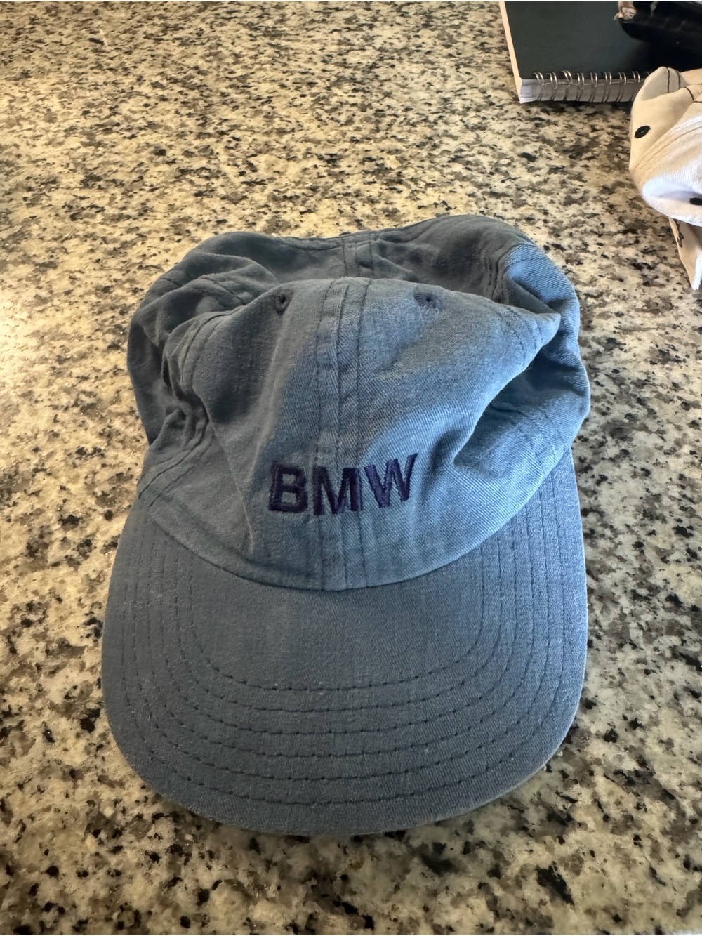 BMW Light Blue Embroidered Logo Cap
